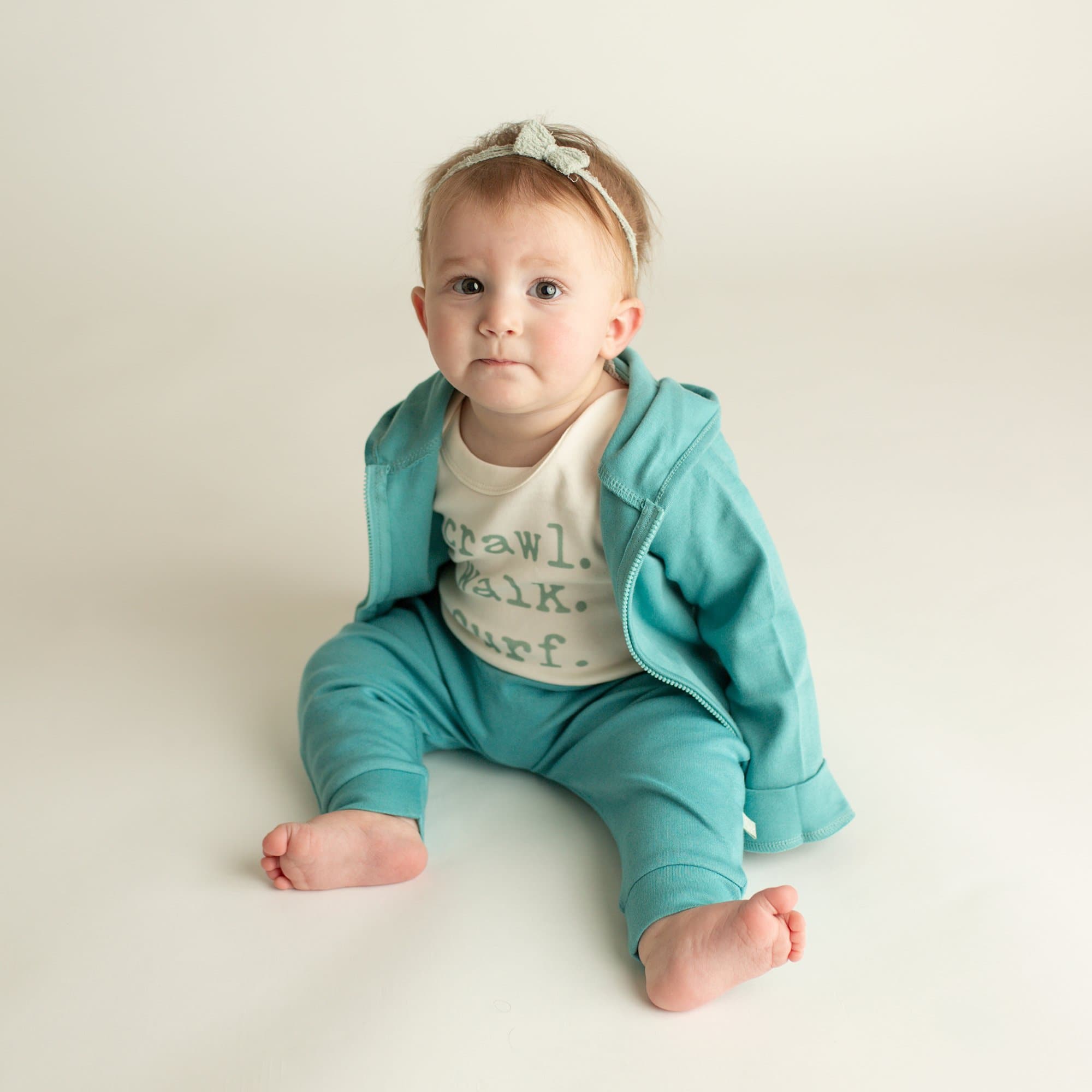 hoodie | vintage aqua