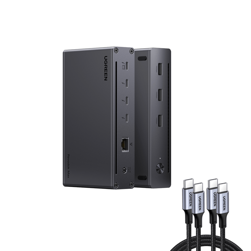 8-in-1 Thunderbolt Docking Station + USB-C Cable