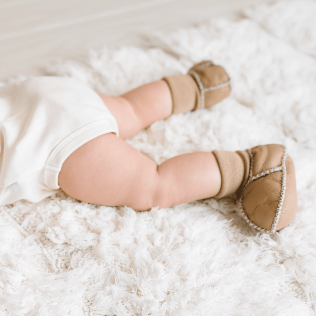 cozy booties| red