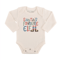 graphic bodysuit | santas favorite elf (long sleeve)