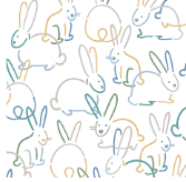 reversible bucket hat | bunnies
