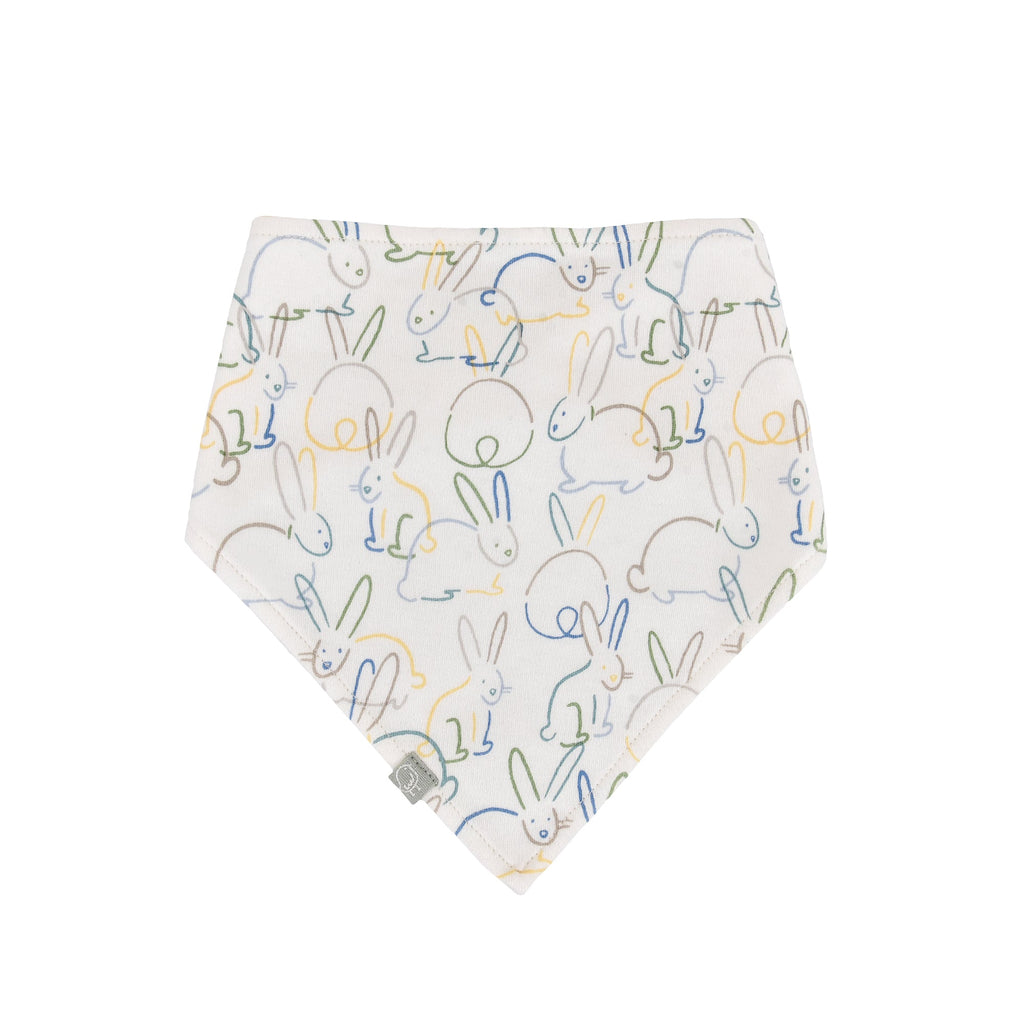 kerchief bib | bunnies