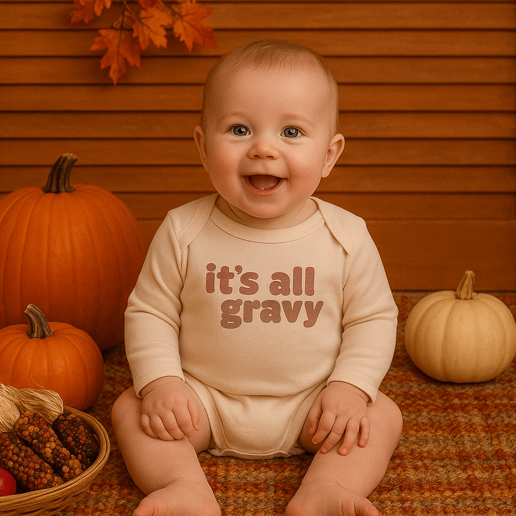 graphic bodysuit | all gravy (long sleeve)