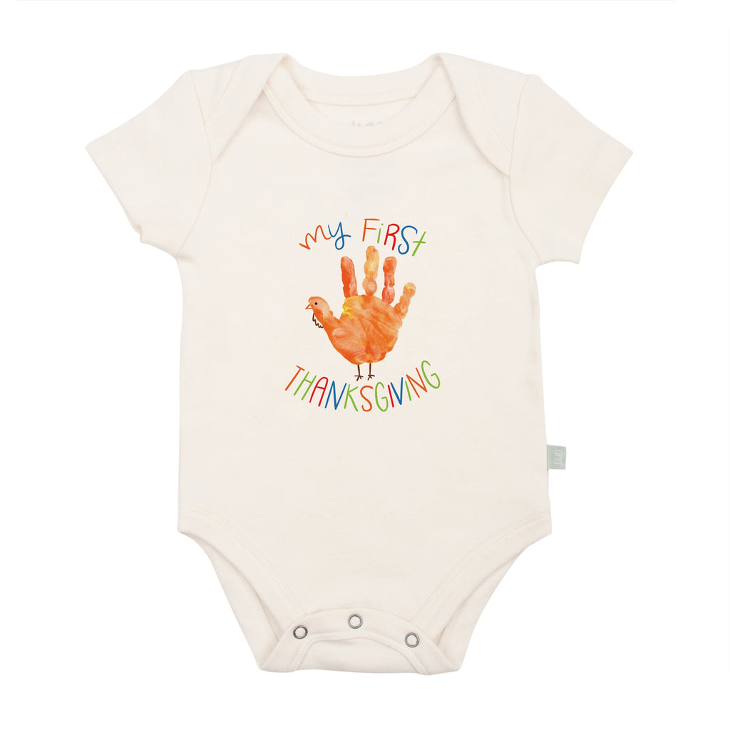 graphic bodysuit | thanksgiving hand